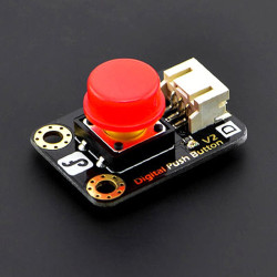 Gravity: Digital Push Button (Red)
