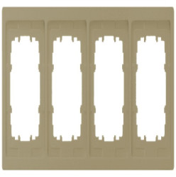 Mocowanie elektroinstalacyjne, kolor Złoty, 4-krotna, Termoplastyczny, Siemens