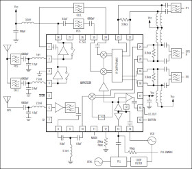 Quadruple-Mode PCS/Cellular/GPS LNA/Mixers