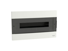 Rozdzielnica podtynkowa 18 modułowa 1x18M drzwi transparentne IP40 Easy9 EU EZ9EU-1-18-PT-T EZ9EUA118 SCHNEIDER ELECTRIC