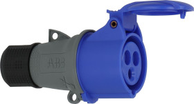 Złącze przemysłowe - zasilające 16A Gniazdo 230 V 1P+N+T brennenstuhl Niebieski Montaż na kablu IP44