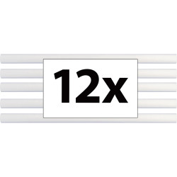 Toolcraft TO-8997030 Hot Melt Glue Sticks &#xD8;7mm x100mm Transparent 48pcs