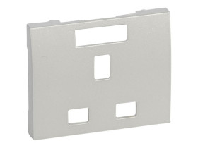 SISTENA LIFE Plakietka gniazda angielskiego pearl 771596 LEGRAND