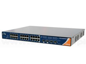 RGPS-92222GCP-NP-P, Switch przemysłowy zarządzalny, 22x 10/1000 RJ-45 PoE + 2 sloty COMBO SFP / RJ-45 PoE + 2 sloty SFP, O/Open-