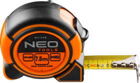 Miara zwijana stalowa 7.5 m x 25 mm 67-178