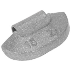 Sealey WWSH15 Wheel Weight 15g Hammer-On Zinc for Steel Wheels Pack of 100