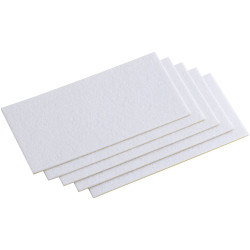 Metafranc WU0645436 Felt Slider Self-Adhesive White 200x100mm 1 Set