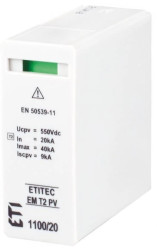 Moduł wymienny ogranicznika przepięć PV typ T2 (C) MOD. EM T2 PV 550/20 002440627