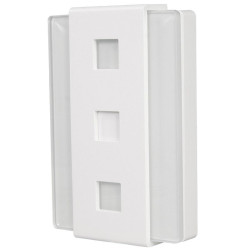 Dzwonek Gong dwuton GLASSO 230V GNS-248-BIA Zamel