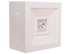 Oprawa awaryjna LOVATO N LED 3W 370lm (opt. otwarta) 3h jednozadaniowa AT biała LVNO/3W/B/3/SE/AT/WH
