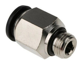 Adapter gwintowany prosty gwint – rura, 20 barów