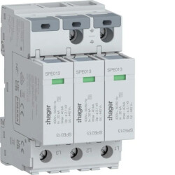 Ogranicznik przepięć SPD T2 3P 3+0 IT In=20kA Up2,2kV SPE513