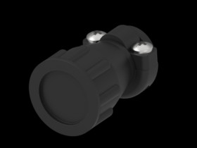 Cable clamp kit, 8.36 mm, 5/8-24 UNEF-2B for CPC connector, 1-206062-5