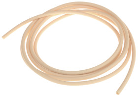 Rura gumowa średnica wew 3.2mm średnica zew 6.4mm Laboratorium Biały długość 3m