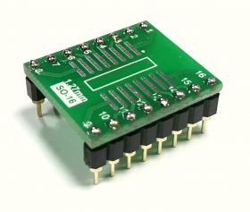 Adapter SO16/SOP16-->DIL16 (PDIP16 15,24mm/.600")