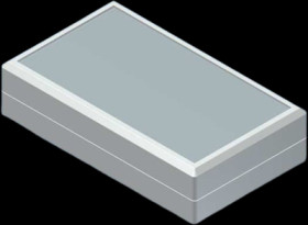 ABS enclosure, (L x W x H) 145 x 85 x 37 mm, light gray (RAL 9018), IP54, 660.5