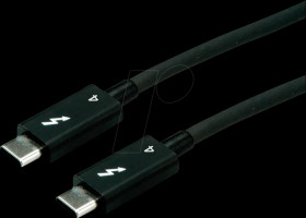 11029046 Thunderbolt 4 cable, USB-C connector &gt; USB-C connector, 40 Gbps,