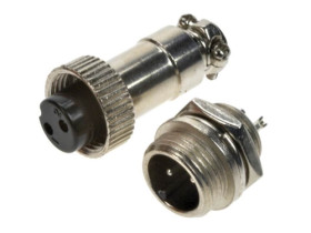 Złącze przemysłowe 2 pin (wtyk-gniazdo)