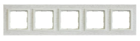 VENA2 Ramka pięciokrotna dąb bielony + biały 5221385