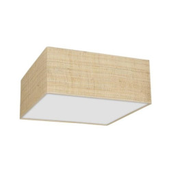 Lampa sufitowa MARSHALL WHITE / RATTAN 3xE27 MLP7485 Milagro