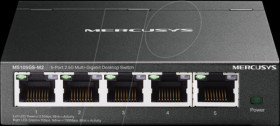 MS105GS-M2 Switch, 5-port, 2.5 Gigabit Ethernet, desktop