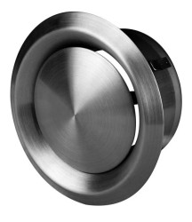 Anemostat metalowy nierdzewny fi 150 AUN150