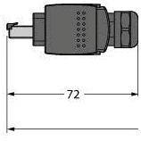 Turck 6935652 Złącze konfekcjonowane czujnika/aktuatora AIDA-GC-AIDA-GC-4416-10M, 1 szt.