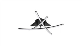 Lampa Sufitowa Geometryczna Plafon Led Żyrandol Modena Loria 29W 4000K Czarny