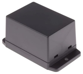 Obudowa Czarny z kołnierzem, 70 x 50 x 42mm, RS PRO