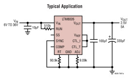 36V, 5A CVCC Step-Down μModule (Power Module) Regulator