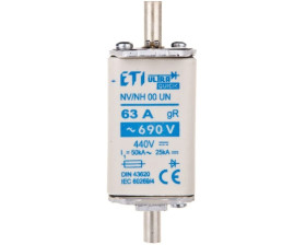 Wkładka bezpiecznikowa NH00 63A gR 690V 004331210