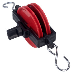 Rapid Pulley Block - Deluxe Double - Wheel Diameter 50mm