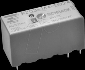 2-1415899-2 SCHRACK RZ POWER RELAY, 12 V DC, 16 A.