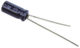 Kondensator 2.2μF 100V dc Radialny, Otwór przelotowy Panasonic roztaw: 2mm 5 (Dia.) x 11mm