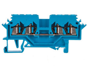 Złączka 4-przewodowa 1,5mm2 niebieska 279-604 /100szt./