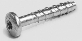 Wkręt do betonu z łbem soczewkowym ocynk galwaniczny Rawlplug 6x40 mm R-LX-06X040-P-ZP /100 szt./