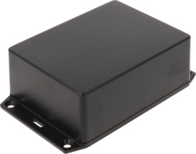 ABS enclosure, (L x W x H) 109 x 81 x 41 mm, black (RAL 9005), IP54, 1591XXSFLBK