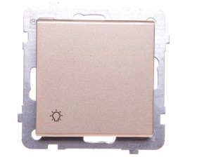SONATA Przycisk /światło/ szampański złoty ŁP-5R/m/39