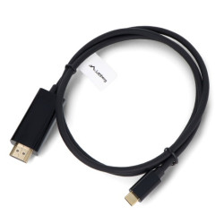 Przewód USB C - HDMI 4K - 1m - Lanberg CA-CMHD-10CU-0010-BK