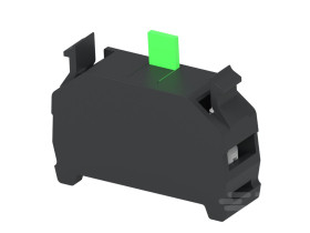 Listwa zaciskowa przycisku TE Connectivity ALCOSWITCH blokada Blok styków SPST 230V ac, przyłącze śrubowe