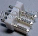 PWZ 03S Złącze męskie 3 stykowe proste 3,96mm