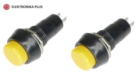PRZYCISK MONOSTABILNY ŻÓŁTY OKRĄGŁY 230V PBS-11