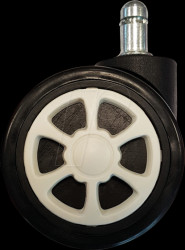 LC-CASTERS-3BW LC-Power casters-3BW, gaming chair rollers, 5-piece set