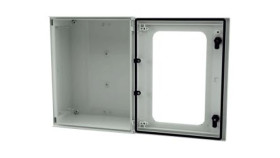 Szafka ścienna rozdzielcza Jasnoszary, materiał: Plastik wzmacniany włóknem szklanym, IP66, RS PRO RAL 7035