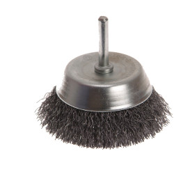 Faithfull 3107506130 Wire Cup Brush 75mm x 6mm Shank, 0.30mm Wire