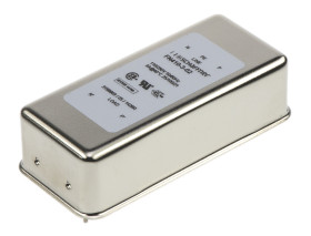 Filtr EMC 3A 1-fazowy 250 V AC 400Hz 2 x 2 mH Schaffner, montaż PCB