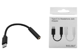 Adapter gniazdo Jack - wtyk USB Typ-C