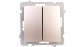 As Łącznik Schodowy Podwójny Satyna Light Łp-10G/M/45