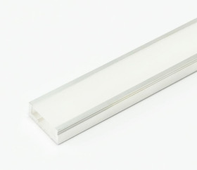 Profil LED aluminiowy MINICLASSIC, mleczny klosz, długość 1m