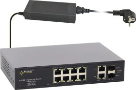 Gigabitowy switch PoE 12-portowy SFG108 do 8 kamer IP